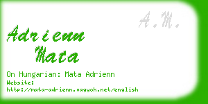 adrienn mata business card